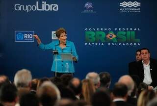 Dilma Rousseff, durante evento no Rio de Janeiro, será alvo de protesto neste domingo (Foto: Tânia Rêgo/Agência Brasil)