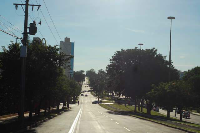  Previs&atilde;o de sol e umidade relativa do ar abaixo dos 30% em MS