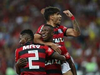 Apesar da empolgação e gols no início da partida, placar não saiu do empate. (Foto: FlamengoFC) 