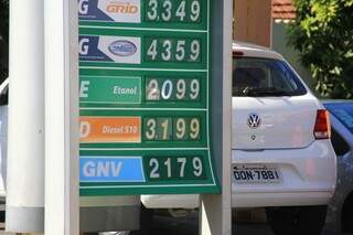 Preço do diesel ficará R$0,15 mais barato em MS. (Foto: Marcos Ermínio