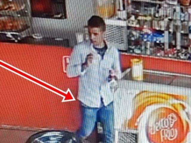  Pol&iacute;cia divulga imagem de envolvido em morte de comerciante em assalto 