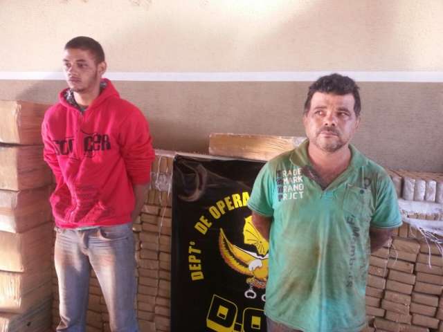 Caminhonete roubada no MT era usada para transportar 1.500 kg de maconha
