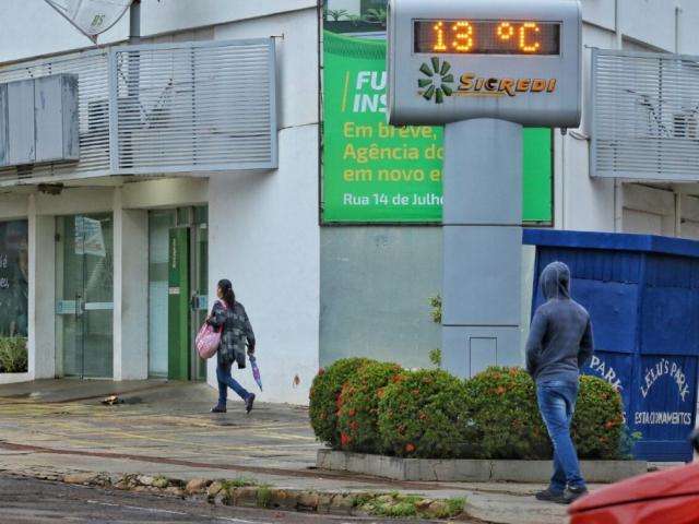 Onda de frio chega a MS com vento, chuva e temperaturas em queda