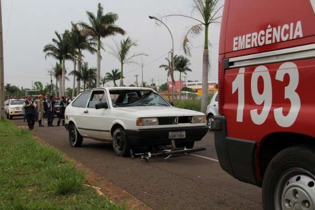 Idoso atropela e mata ciclista de 20 anos na Avenida Ernesto Geisel