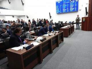 Deputados aprovaram projeto na sessão desta quinta-feira (Foto: Leonardo Rocha)