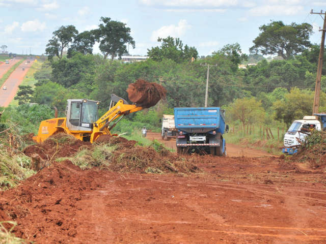  Nova rua paralela &agrave; BR-163 agiliza acesso a empresas em Dourados