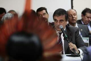 Ministro da Justiça, José Eduardo Cardozo, já veio diversas vezes a MS para discutir conflito. (Foto: Cleber Gellio)