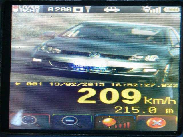 Acidentes diminuem 50%, mesmo com flagrante de 209 km/h em rodovia