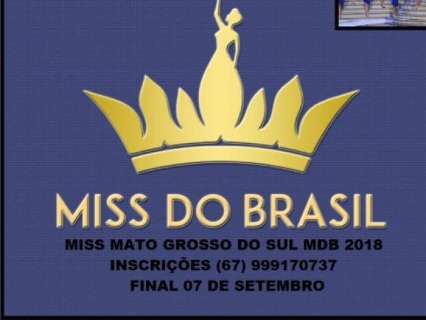 Abertas inscrições para Miss Mato Grosso do Sul Terra 2018