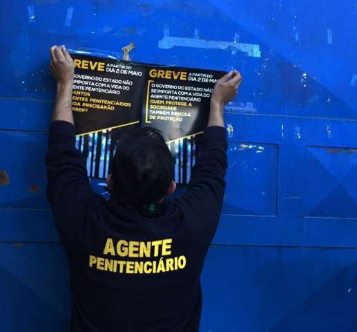 Agentes penitenci&aacute;rios entram em greve a partir desta segunda-feira
