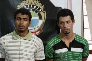 Welligton e Willian foram presos na sexta-feira. A dupla veio de São Paulo para a Capital. (Foto: Cleber Gellio)