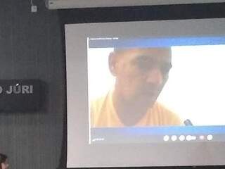 Nando foi ouvido por videoconferência (Foto: Mirian Machado)