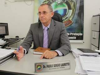 Delegado Paulo Sergio Lauretto, da DPCA. (Foto: Marcos Ermínio)