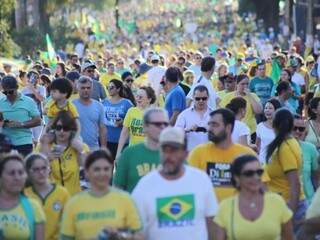 Levantamento da PM aponta que 60 mil pessoas participaram da manifestação (Foto: Marcos Ermínio)