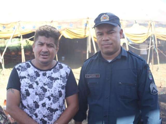 Circo pega fogo e policial salva av&oacute; e neta no Jardim Los Angeles