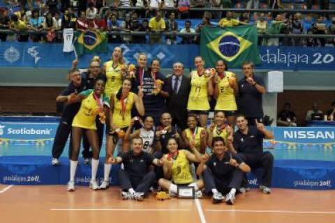  Brasil vence revanche com Cuba e fica com o ouro no v&ocirc;lei
