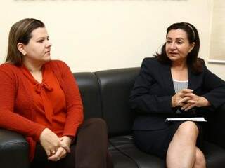 Délia Razuk (à direita) pediu para Daniela Hall antecipar devolução das sobras do duodécimo (Foto: Divulgação)