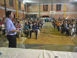 Prefeito interino, André Nezzi (PDT) durante campanha eleitoral em Caarapó (Foto: Reprodução - Facebook)