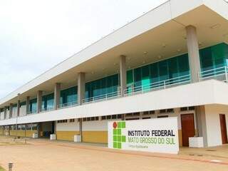 Fachada do Instituto Federal em Aquidauana (Foto: divulgação/assessoria)