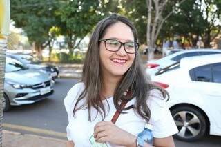 Lara é servidora pública em Goiânia e tenta vaga em Campo Grande. (Foto: Paulo Francis)