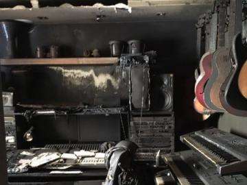 Princípio de incêndio em prédio é causado por nobreak em estúdio musical