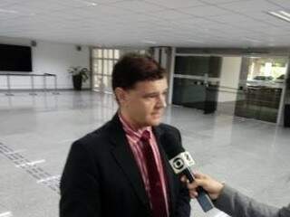 Vereador Vinícius Siqueira foi à Assembleia para apoiar CPI (Foto: Leonardo Rocha)
