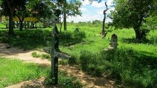 Cemitério seria umas das provas de que a ocupação da área pela comunidade é antiga (Foto: Divulgação/MPF).