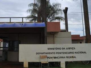Fachada do Presídio Federal em Campo Grande (Foto: arquivo/Alcides Neto)