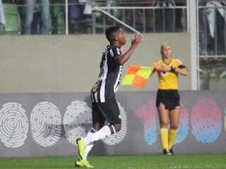 Cazares foi quem marcou o gol que garantiu a vitória do time. (Foto: AtléticoMG/FC) 