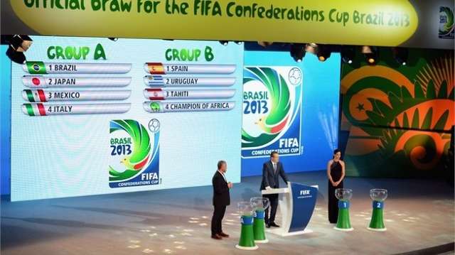 Brasil  pega grupo &quot;forte&quot; na Copa das Confedera&ccedil;&otilde;es