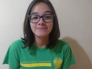 Maria Eduarda, 17, será representante de Mato Grosso do Sul na Embaixada Americana. (Foto Divulgação)