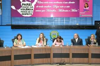 Audiência pública debateu violência contra mulher (Foto: Bruno Chaves)