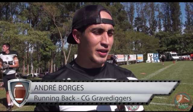 Segredo do Campo Grande Gravediggers &eacute; a uni&atilde;o, diz running back Andr&eacute; Borges