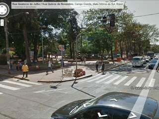 Uma das imagens capturadas em setembro e disponibilizadas agora pelo Google Street View.