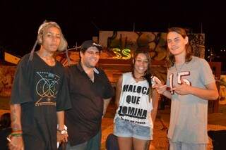 Neco, Ellys, Moura e Ulisses se uniram para fortalecer a cena do rap de Campo Grande. (Foto: Aline Araújo)
