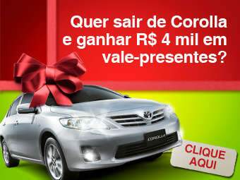  Quer sair de Corolla e ganhar R$ 4 mil em vale-presentes?