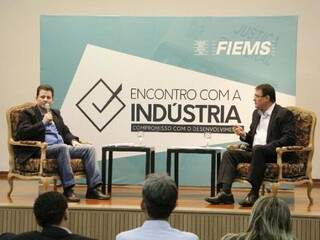 Renato Câmara fechou o evento da Fiems nesta noite (Foto: Helio de Freitas)
