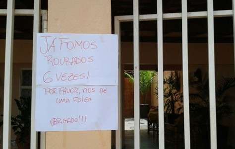 Morador se cansa de assaltos e pede folga aos ladr&otilde;es em bilhete