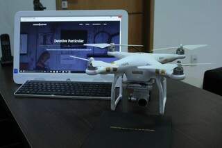 Drone é usado para que o investigado nem imagine que está sendo vigiado. (Foto: Marina Pacheco)