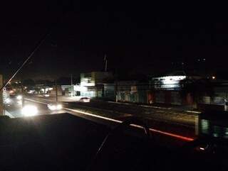Cinco quarteirões da Avenida  Manoel da Costa Lima estão sem iluminação pública desde terça-feira (Foto: Divulgação)