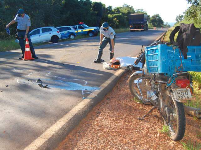  Motociclista morre em colis&atilde;o com cavalo na rodovia