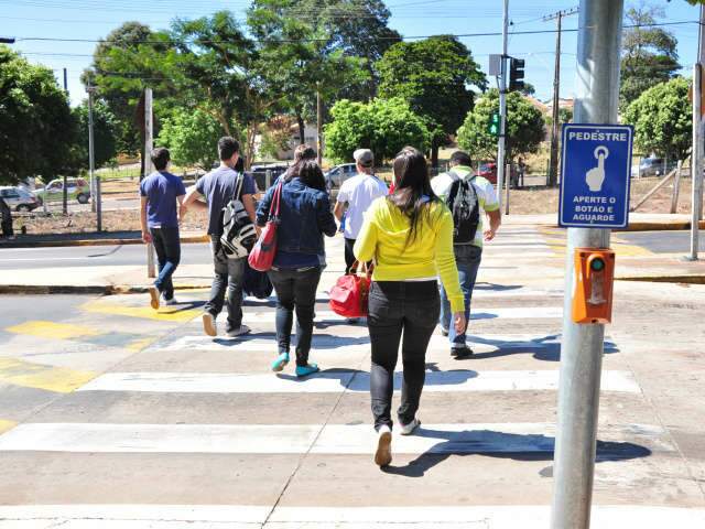  Campanha quer educar motorista da Capital para respeito ao pedestre