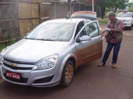  Taxista desaparece e carro é encontrado com pneu furado e sangue