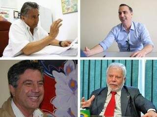 Ex-deputados denunciados pelo MPF; Antônio Cruz é o primeiro e Murilo Zauith aparece logo embaixo (Fotos: Arquivo)