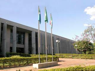 Sede do Poder Judiciário de Mato Grosso do Sul, no Parque dos Poderes. 