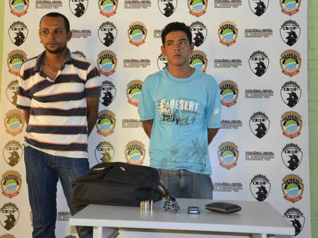  Presos ap&oacute;s sequestro e roubo trabalhavam no Parque dos Poderes