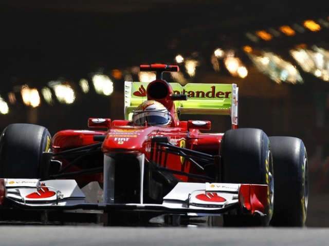  Alonso faz melhor tempo e Massa fica em 3&ordm; no treino para o GP de M&ocirc;naco
