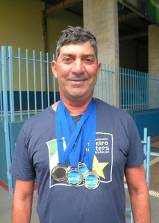 Marcos Leite voltou do Maranhão com cinco medalhas (Foto: Divulgação)