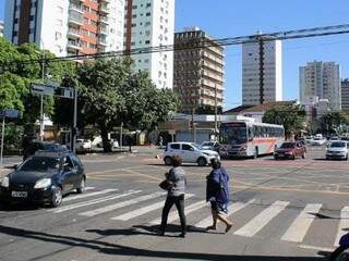Cruzamento da avenida Afonso Pena com a rua 13 de Maio (Foto: Edemir Rodrigues/Governo do Estado)