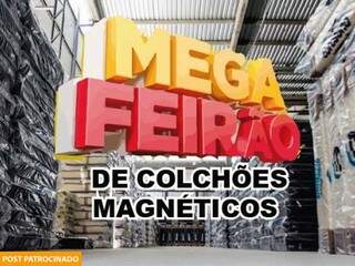 Mega feir&atilde;o de Colch&otilde;es Magn&eacute;ticos vende king size de 6.000 por 1.999